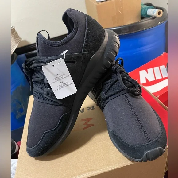 adidas Shoes Adidas Tubular Radial Core Black S815 Mens Size